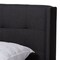 Baxton Studio Lisette Modern Charcoal Grey Upholstered King Size Bed 150-8856 - alternate 3
